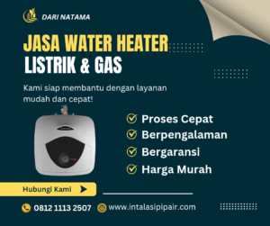 Jasa pasang water Heater Ariston bekasi